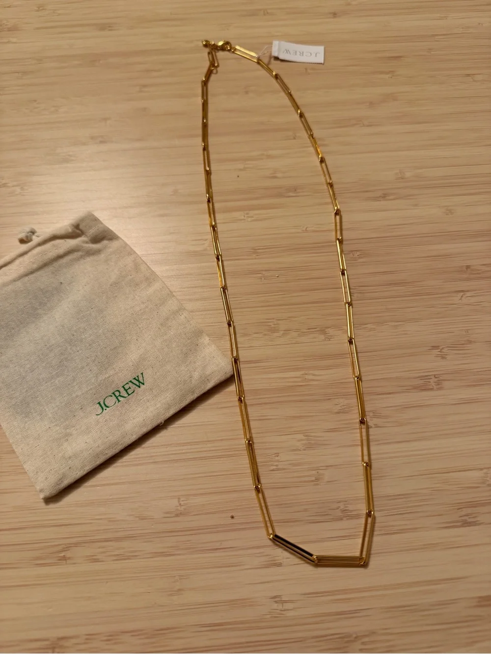 J.crew Gold Link Chain Necklace - Women Jewelry